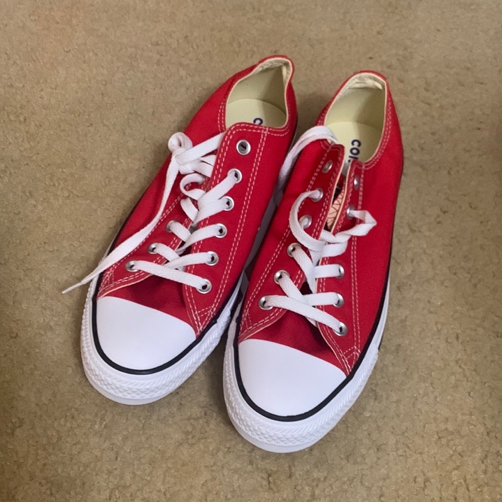 Red Low Top Converse